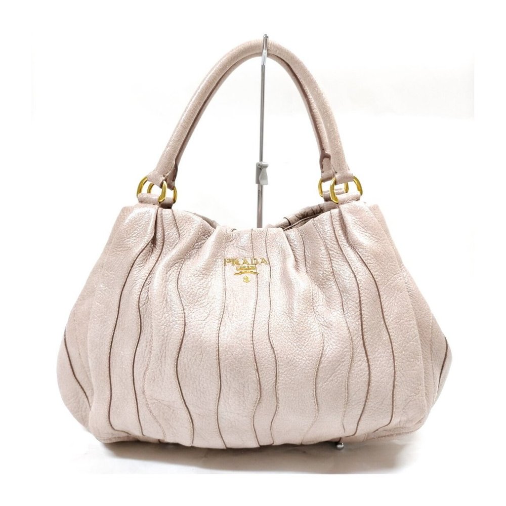 Prada Cream/Light Pink Satchel Bag